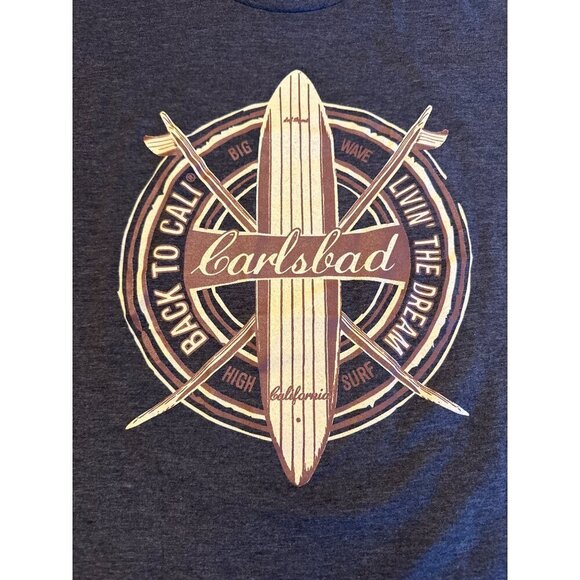 Back To Cali Carlsbad Graphic Tee Shirt Medium - Picture 2 of 4